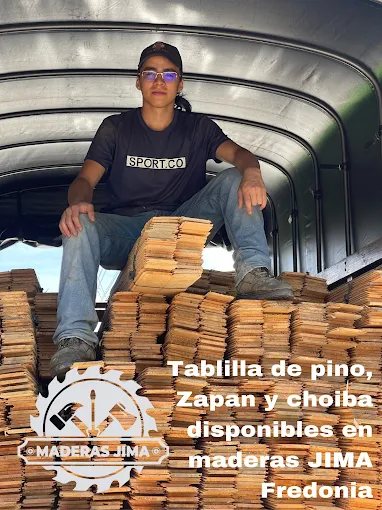 Tablilla de pino, zapán y choibá — Maderas JIMA Fredonia